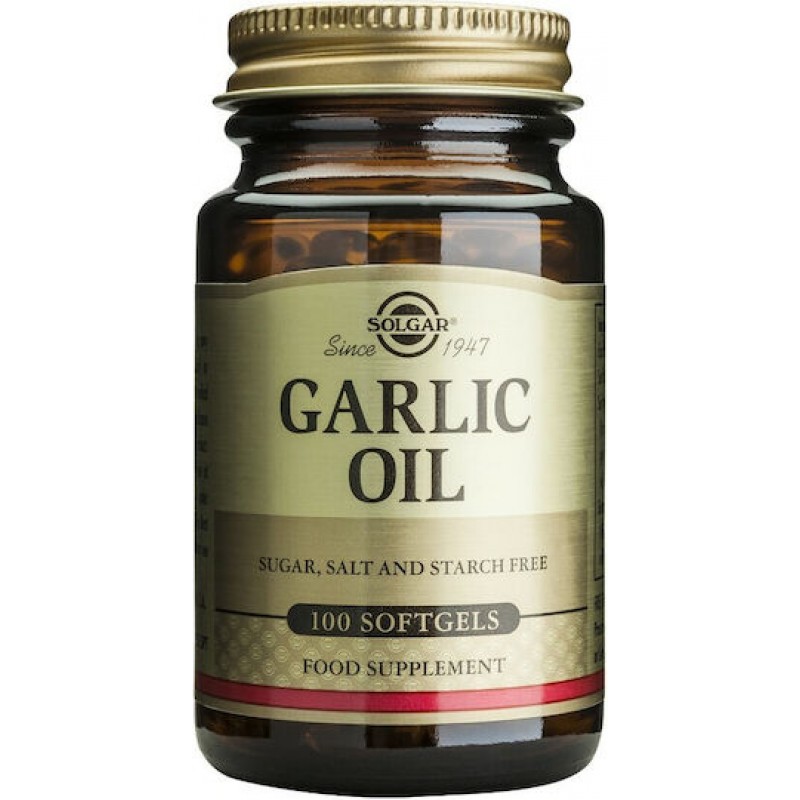 Solgar Garlic Oil 100 x 1 μαλακές κάψουλες Solgar Garlic Oil 100 x 1 μαλακές κάψουλες