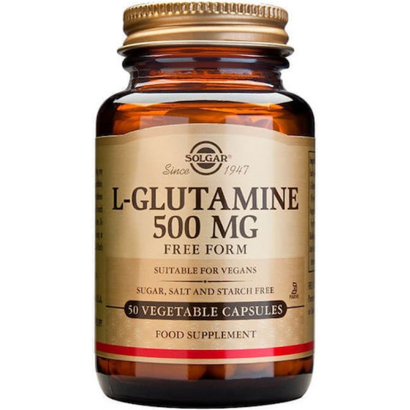 SOLGAR L-Glutamine 500mg 50veg. caps SOLGAR L-Glutamine 500mg 50veg. caps