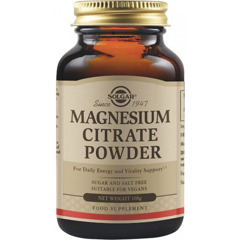 Solgar Magnesium Citrate 250mg 108gr