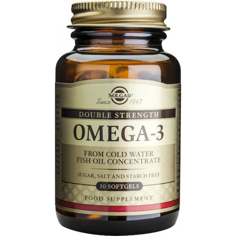 Solgar Double Strength Ιχθυέλαιο 30 μαλακές κάψουλες