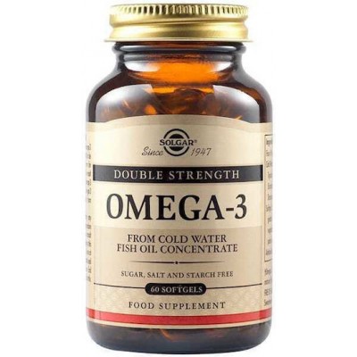 Solgar Double Strength Ιχθυέλαιο 60 μαλακές κάψουλες