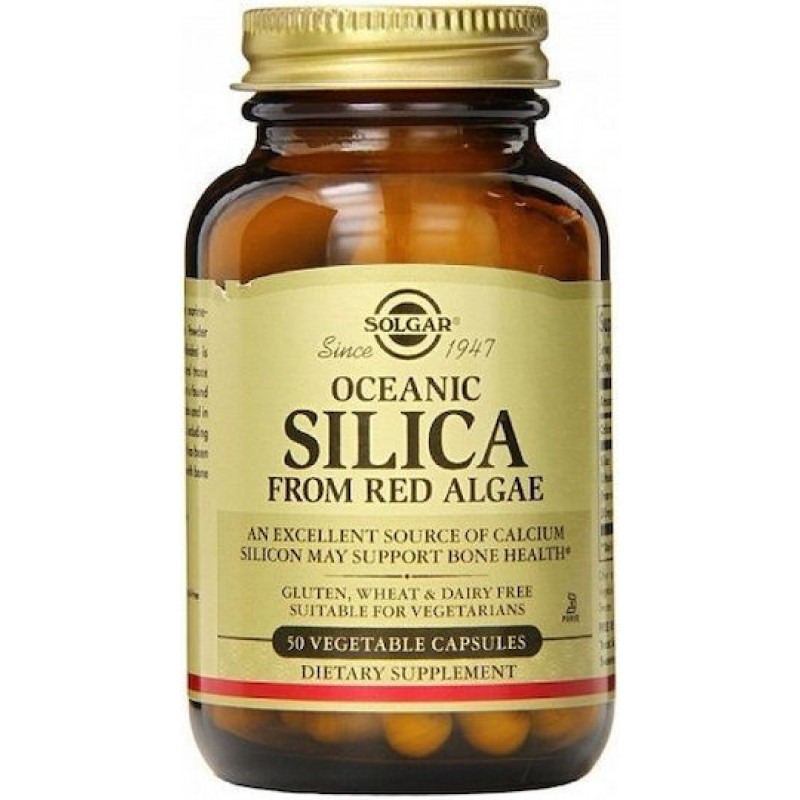 Solgar Oceanic Silica 25mg Ειδικό Συμπλήρωμα Διατροφής 50 φυτικές κάψουλες Solgar Oceanic Silica 25mg Ειδικό Συμπλήρωμα Διατροφής 50 φυτικές κάψουλες