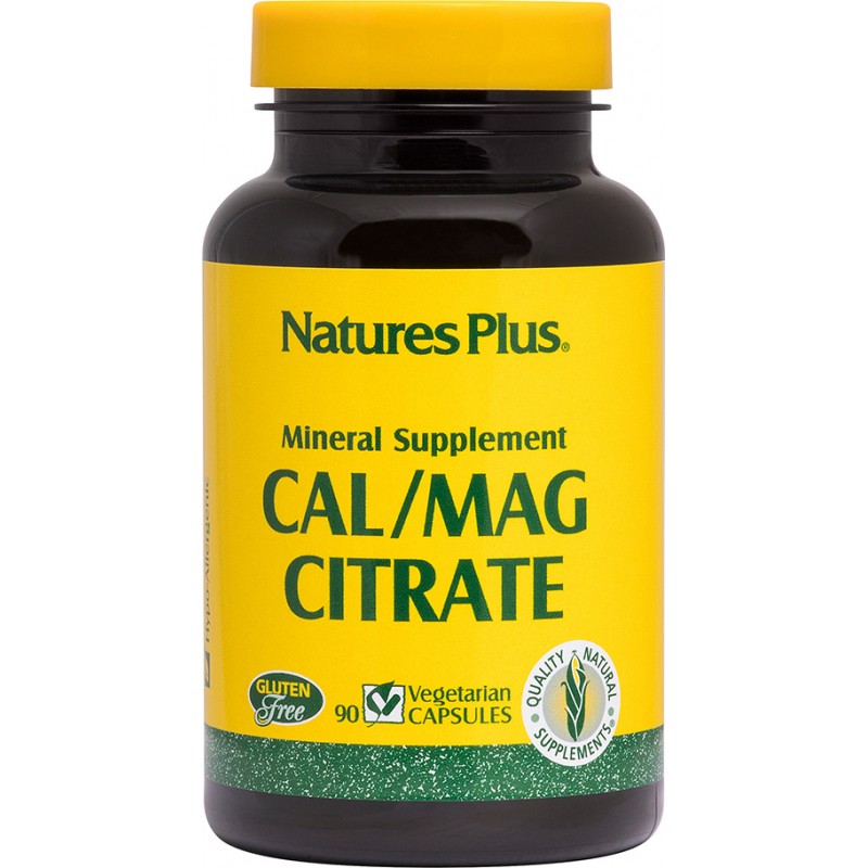 Nature's Plus Cal Mag Citrate 90 Κάψουλες