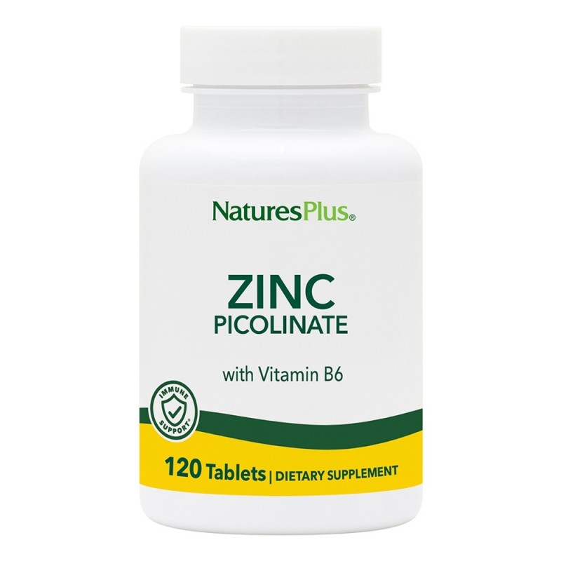 Nature's Plus Zinc Picolinate B6 120 Ταμπλέτες