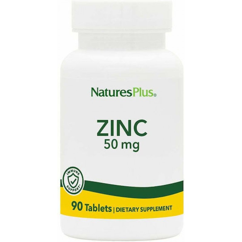 NATURE'S PLUS ZINC 50MG 90TABS NATURE'S PLUS ZINC 50MG 90TABS
