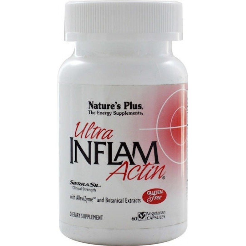 Nature's Plus Ultra Inflam Actin 60 φυτικές κάψουλες Nature's Plus Ultra Inflam Actin 60 φυτικές κάψουλες