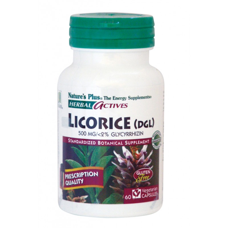 Nature's Plus Licorice 500mg 60 Κάψουλες