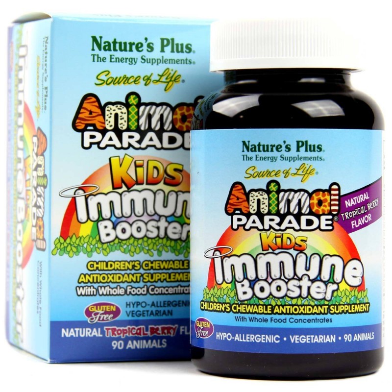 Natures Plus Animal Parade Kids Immune Booster 90 Chewable tabs