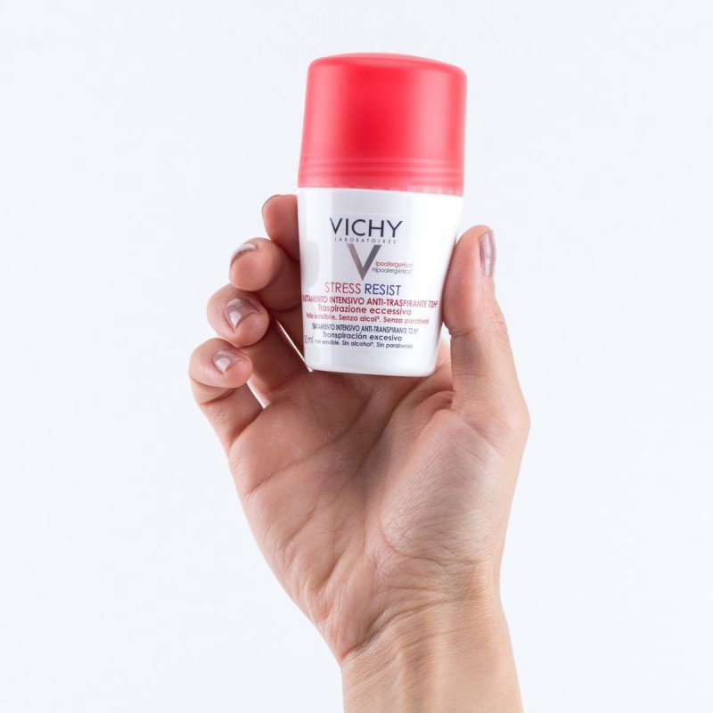 Vichy Stress Resist Anti-perspirant Treatment για Υπερβολική Εφίδρωση Αποσμητικό 72h σε Roll-On 50ml