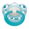 Nuk Singature Ορθοδοντική Πιπίλα Σιλικόνης Γαλάζια 0-6m, 1τμχ