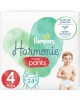 Pampers Harmonie Pants Πάνες Βρακάκι No. 4 για 9-15kg 24τμχ