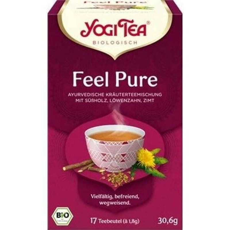 Yogi Tea Feel Pure για αποτοξίνωση 17Teabags