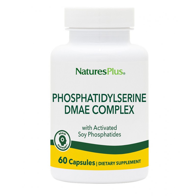 NaturesPlus Phosphatidylserine DMAE Complex 60 Vcaps NaturesPlus Phosphatidylserine DMAE Complex 60 Vcaps