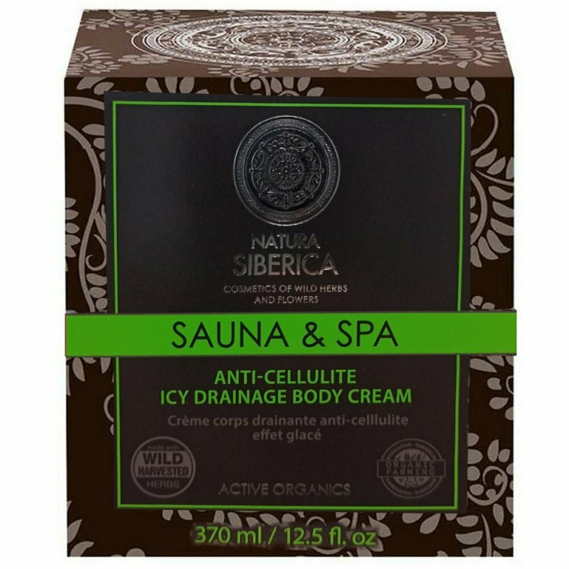 Natura Siberica Sauna & Spa Anti-Cellulite Icy Drainage Body Cream 370ml