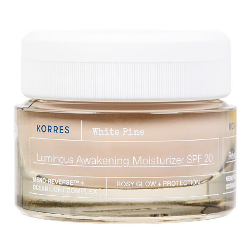 Korres White Pine Luminous Awakening Moisturizer Spf20, 40ml Korres White Pine Luminous Awakening Moisturizer Spf20, 40ml