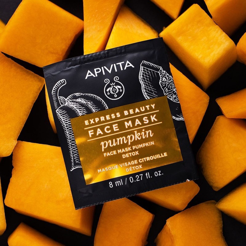 Apivita Express Beauty Face Mask Pumpkin 2X8ml Apivita Express Beauty Face Mask Pumpkin 2X8ml