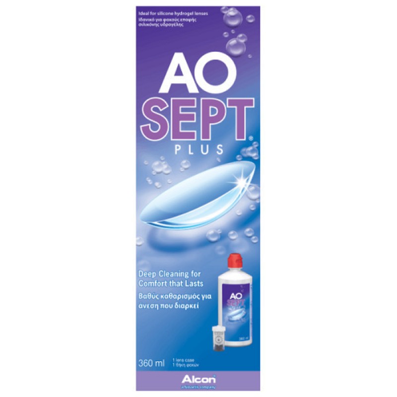 Alcon Aosept Plus Υγρό Φακών Επαφής 360ml Alcon Aosept Plus Υγρό Φακών Επαφής 360ml