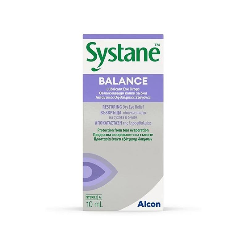 Alcon Systane Balance Οφθαλμικές Σταγόνες για Ξηροφθαλμία 10ml Alcon Systane Balance Οφθαλμικές Σταγόνες για Ξηροφθαλμία 10ml