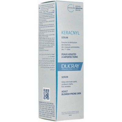 Ducray Keracnyl Αντιγηραντικό Serum Προσώπου με Νιασιναμίδη & AHA για Λάμψη & Πανάδες 30ml