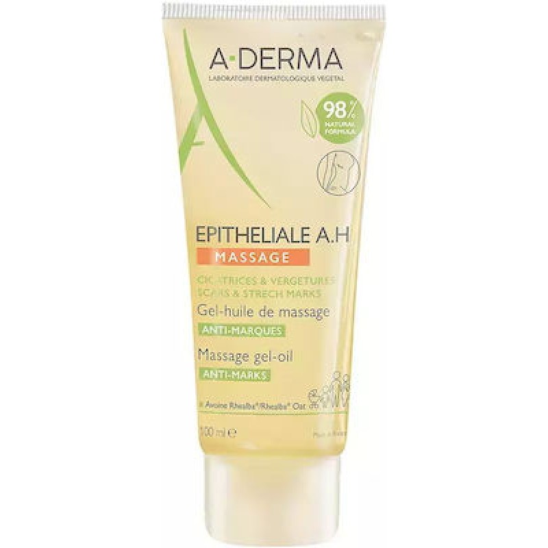 A-Derma Epitheliale AH Massage Gel - Έλαιο για μασάζ κατά των δερματικών σημαδιών 100ml