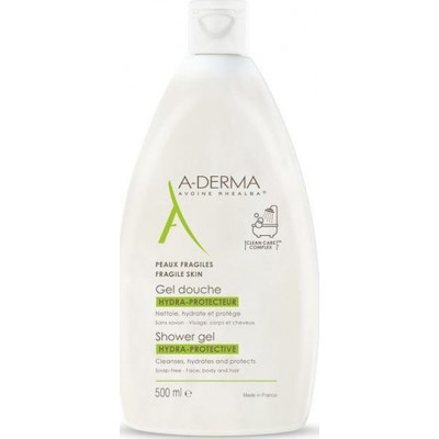 A-Derma Hydra-Protective Ενυδατικό Shower Gel 500ml