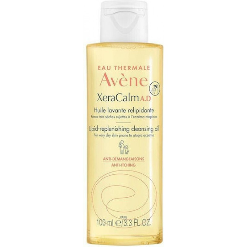 Eau Thermale Avène Xeracalm A.D Cleansing Oil Λάδι Καθαρισμού για το Πρόσωπο & το Σώμα Κατάλληλο για Ατοπική Επιδερμίδα 100ml Eau Thermale Avène Xeracalm A.D Cleansing Oil Λάδι Καθαρισμού για το Πρόσωπο & το Σώμα Κατάλληλο για Ατοπική Επιδερμίδα 100ml
