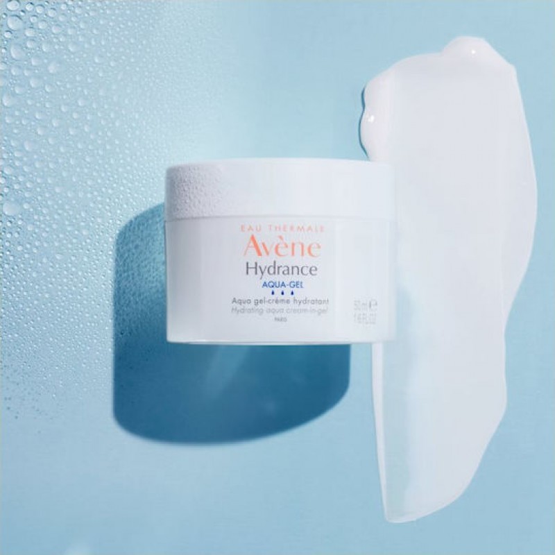 Eau Thermale Avène Hydrance Aqua-Gel Light Gel Προσώπου για Ενυδάτωση & Ρύθμιση Λιπαρότητας 50ml