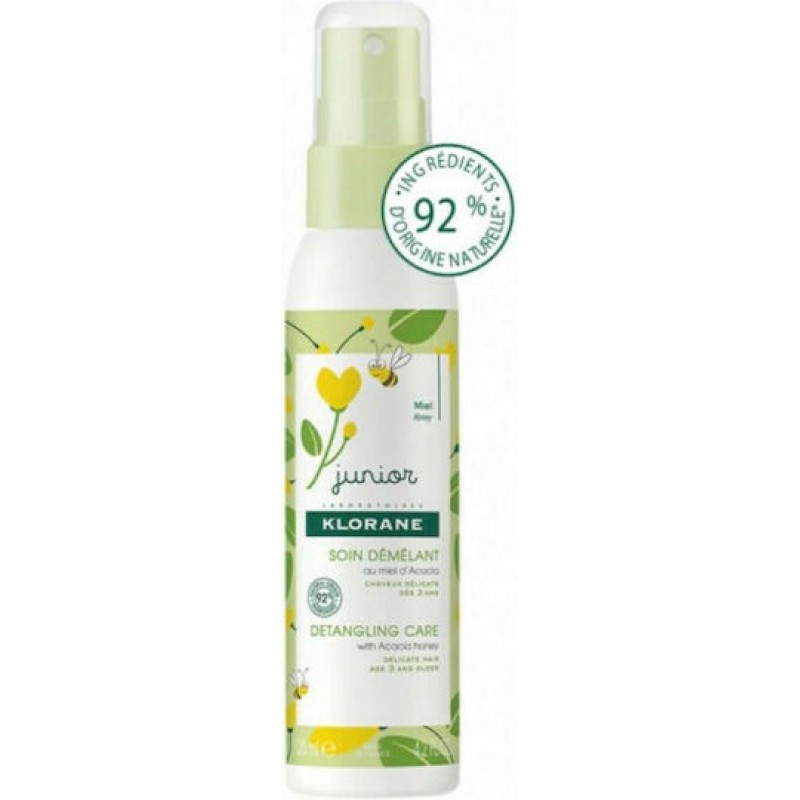 Klorane Παιδικό Conditioner Junior με Μέλι για Εύκολο Χτένισμα σε Μορφή Spray , Ιδανικό για Μπούκλες 125ml