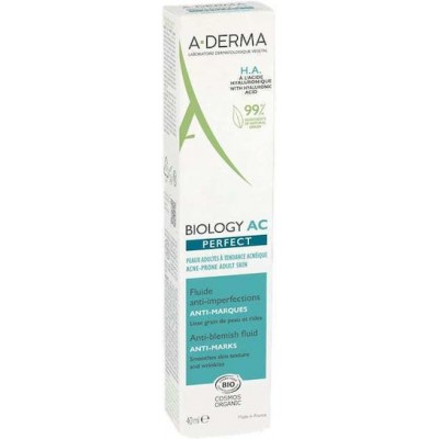 A-Derma Biology AC Light Αντιγηραντική & Ρυθμιστική Κρέμα Προσώπου Ημέρας κατά των Ατελειών 40ml