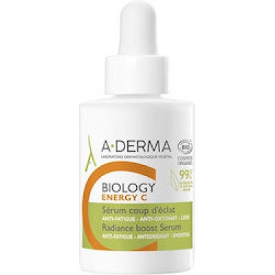 A-Derma Biology Αντιγηραντικό Serum Προσώπου με Βιταμίνη C 30ml