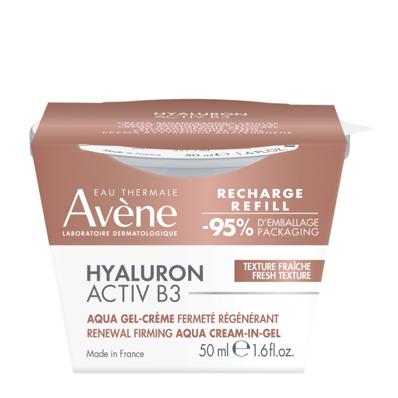 Eau Thermale Avène Hyaluron Activ B3 Refill Gel Προσώπου για Αντιγήρανση & Σύσφιξη με Υαλουρονικό Οξύ & Νιασιναμίδη 50ml