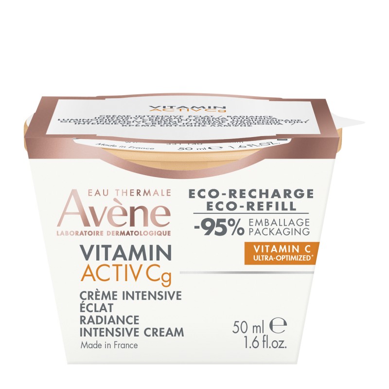 Avène Vitamin Activ Cg Refill Κρέμα Προσώπου Ημέρας για Λάμψη με Υαλουρονικό Οξύ & Βιταμίνη C 50ml