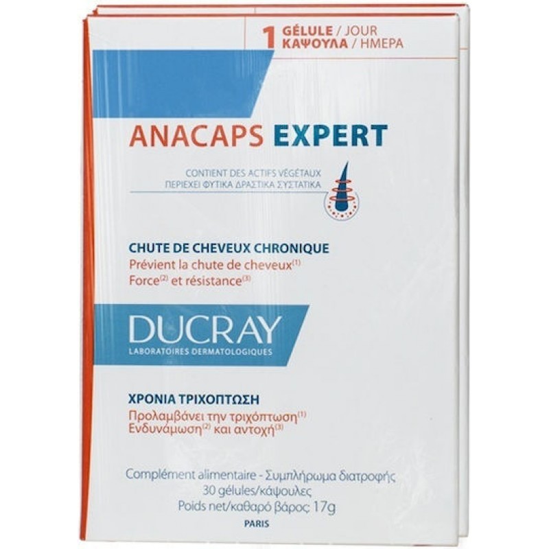 Ducray Anacaps Expert Chronic Hair Loss 2x30 caps