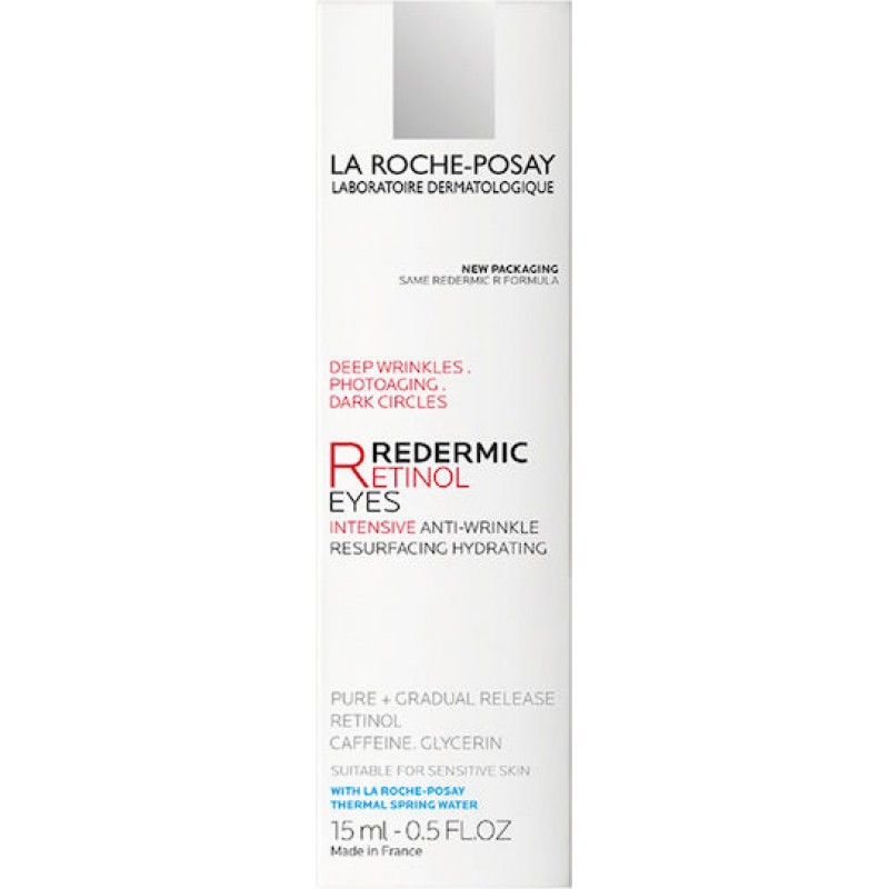 La Roche Posay Redermic R Κρέμα Ματιών για Αντιγήρανση & Μαύροι Κύκλοι 15ml