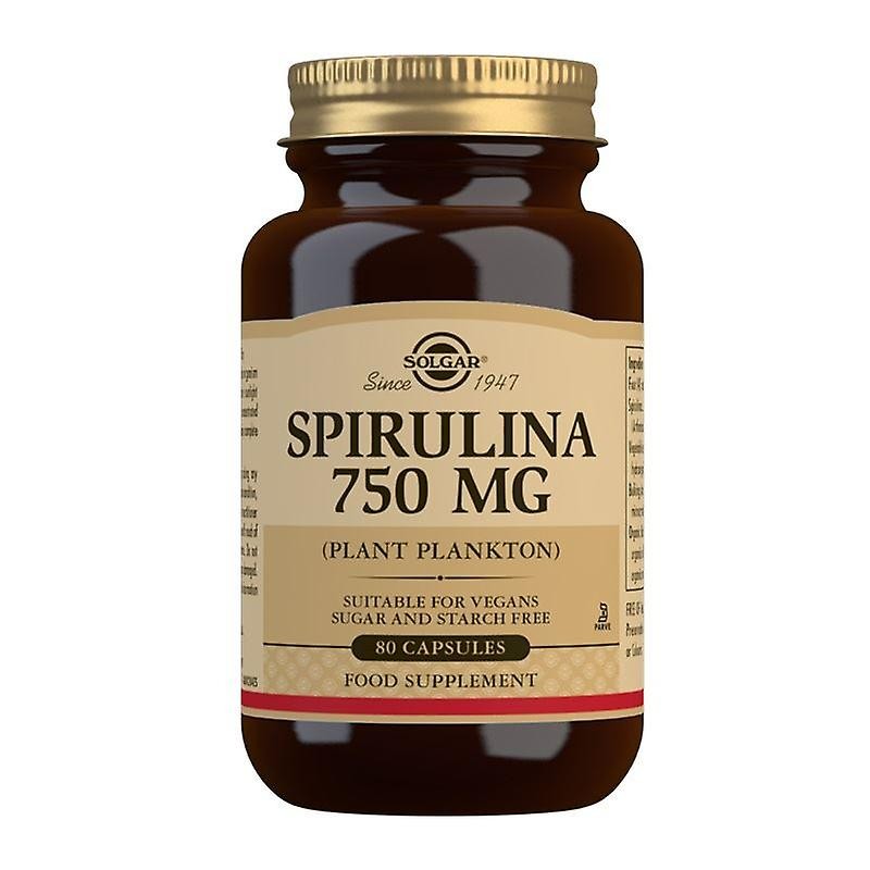 SOLGAR SPIRULINA 750mg 80 CAPS