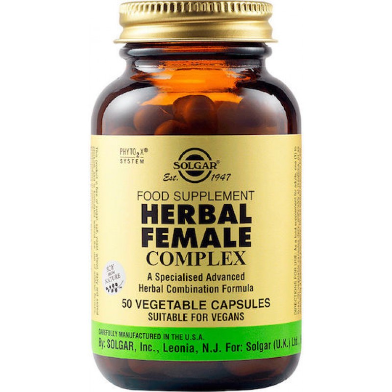 SOLGAR SFP HERBAL FEMALE COMPLEX 50VCAP