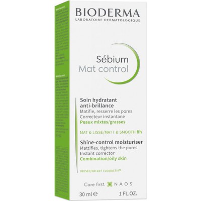 Bioderma Sebium 24ωρη Ενυδατική Λεπτόρρευστη Κρέμα Προσώπου κατά των Ατελειών με Πρεβιοτικά 30ml