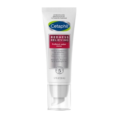 Cetaphil Pro Redness Relieving Κρέμα Προσώπου Νυκτός κατά της Ακμής & της Ερυθρότητας με Νιασιναμίδη & Ceramides 50ml