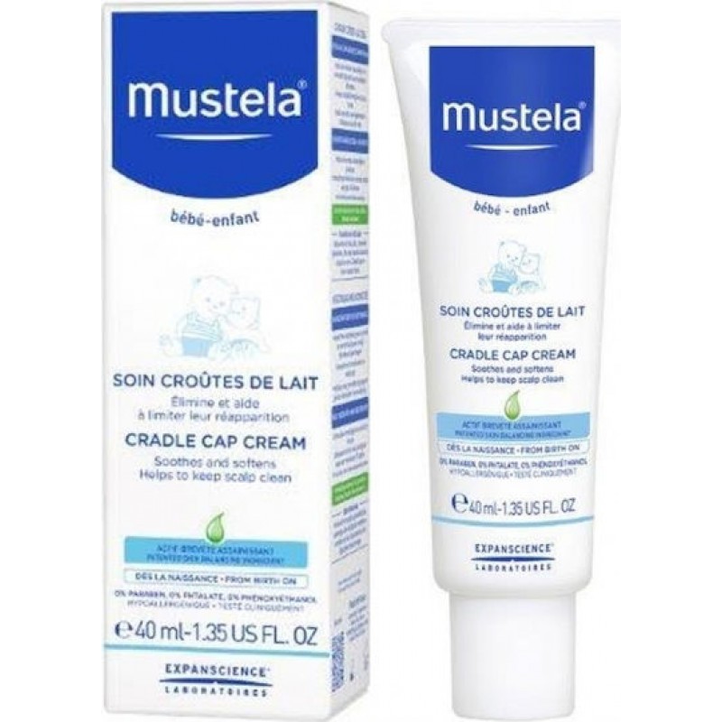 Mustela Cradle Cap Cream 40ml Mustela Cradle Cap Cream 40ml