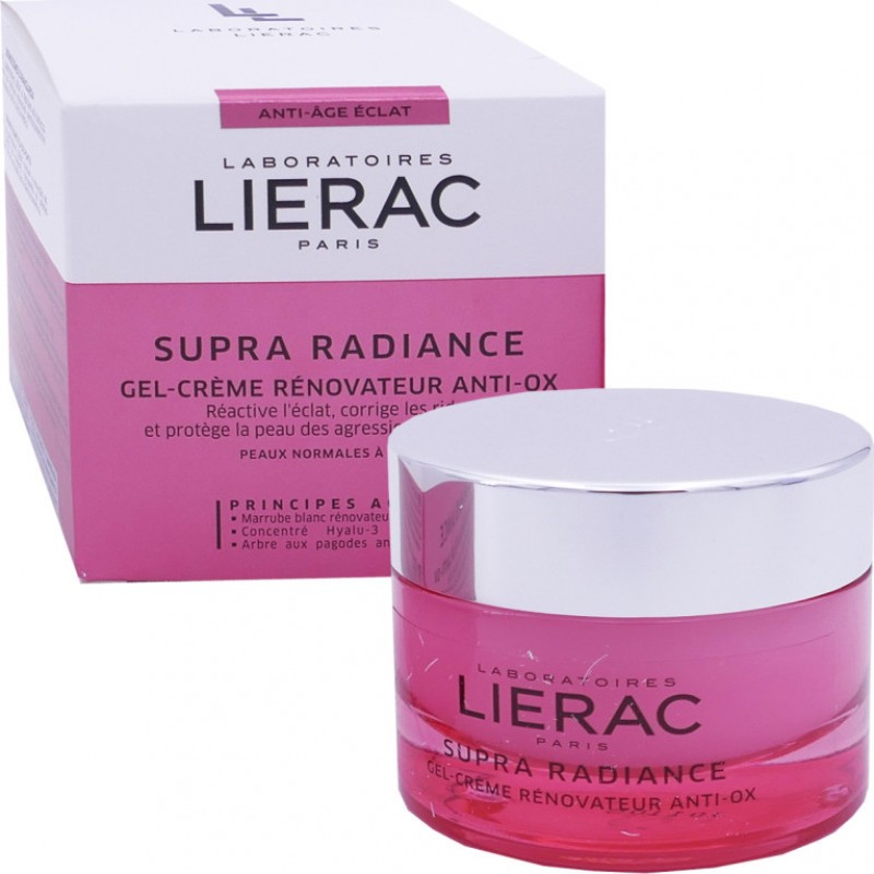Lierac Supra Radiance Anti-OX Renewing Creme Gel για Κανονική - Μικτή Επιδερμίδα 50ml