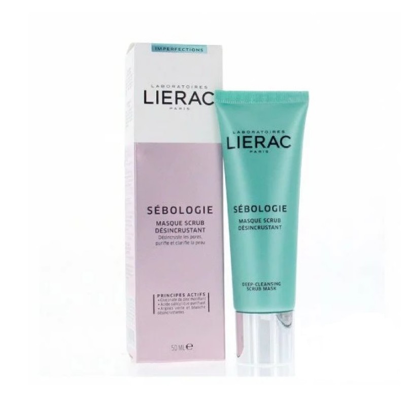 Lierac Sebologie Deep Cleansing Scrub Mask Απολεπιστική Μάσκα Προσώπου 50ml