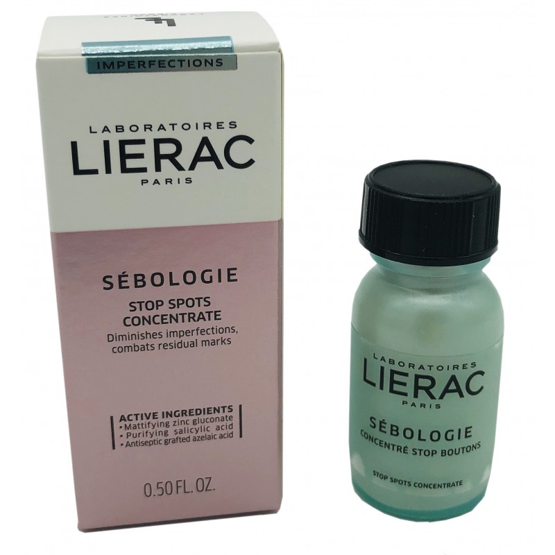 Lierac Sebologie Blemish Correction Stop Spots Concentrate Ενυδατικό Serum Προσώπου για Ακμή & Πανάδες 15ml