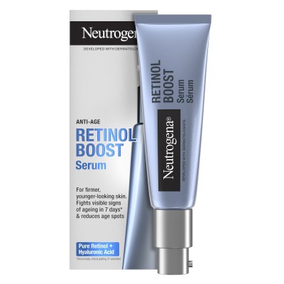 Neutrogena® Retinol Boost Serum Αντιγηραντικός Ορός Προσώπου Με Καθαρή Ρετινόλη 30ml
