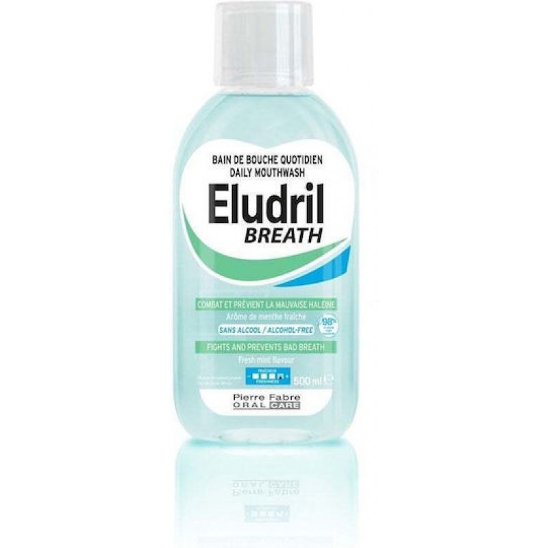  Eludril Breath Στοματικό Διάλυμα κατά της Κακοσμίας 500ml