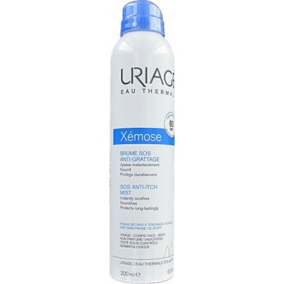 Uriage Xemose Sos Anti-Itch Mist Face Mist Τόνωσης Προσώπου με Ιαματικό Νερό 200ml