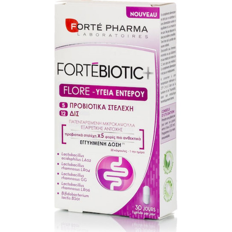 Forte Pharma ForteBiotic Flore Προβιοτικά 30 κάψουλες Forte Pharma ForteBiotic Flore Προβιοτικά 30 κάψουλες