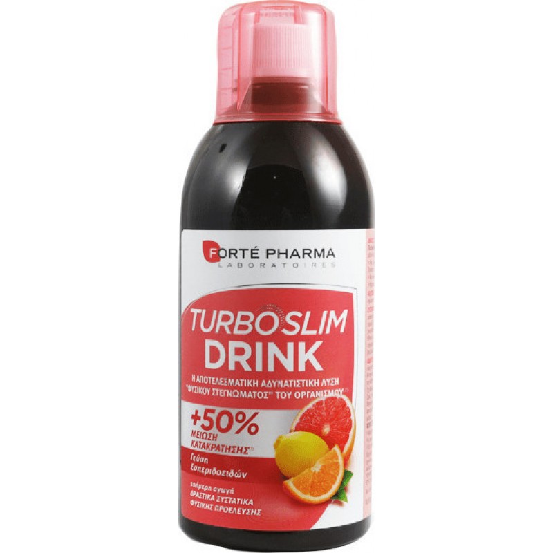 Forte Pharma Turboslim Drink Συμπλήρωμα για Αδυνάτισμα 500ml Εσπεριδοειδή