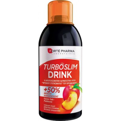 Forte Pharma Turboslim Drink Συμπλήρωμα για Αδυνάτισμα 500ml Ροδάκινο
