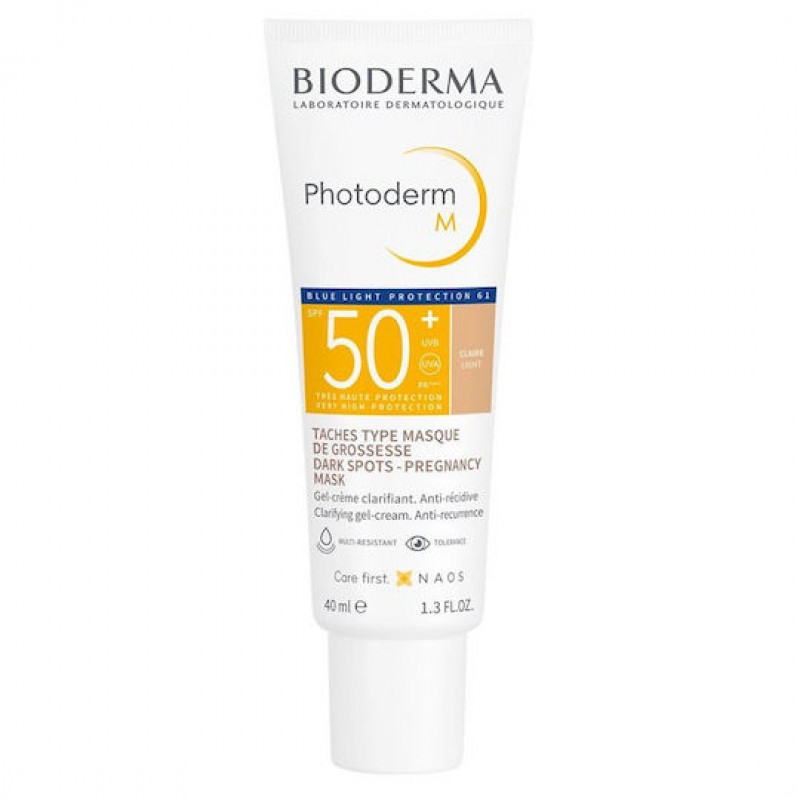 Bioderma Photoderm M Mineral Αδιάβροχη Αντηλιακή Κρέμα Προσώπου SPF50 με Χρώμα Claire Light 40ml Bioderma Photoderm M Mineral Αδιάβροχη Αντηλιακή Κρέμα Προσώπου SPF50 με Χρώμα Claire Light 40ml
