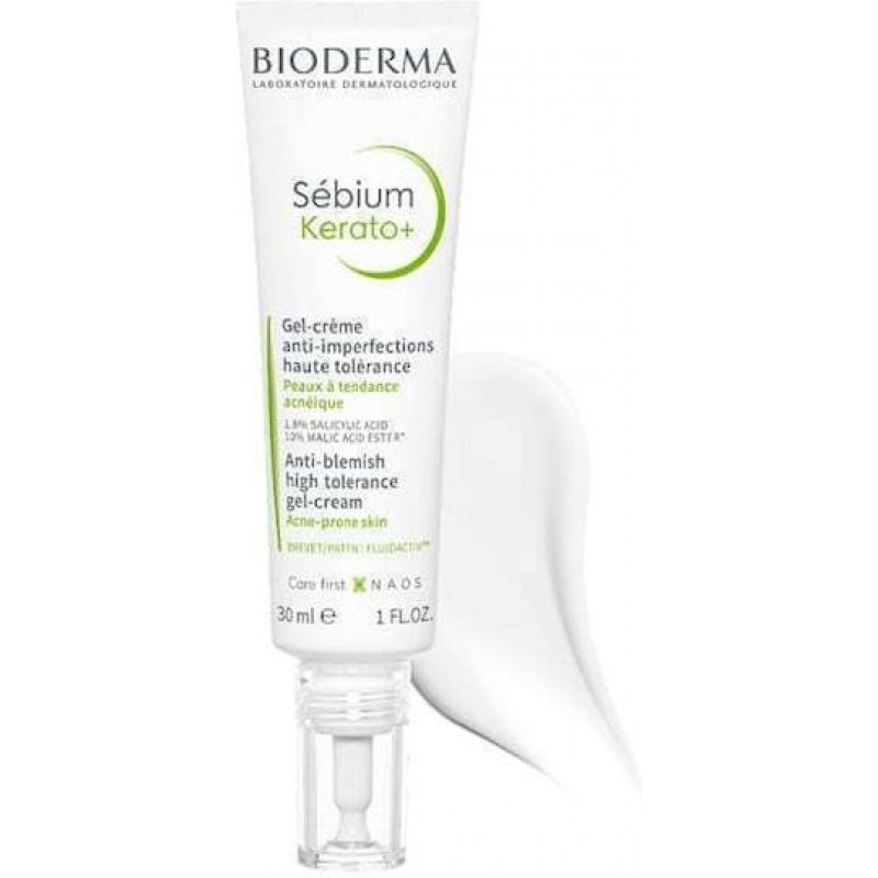 Bioderma Sebium Kerato+ Anti-Blemish High Tolerance Gel-Cream Κρέμα Προσώπου Σε Μορφή Τζελ Για Επιδερμίδες Με Τάση Ακμής 30ml Bioderma Sebium Kerato+ Anti-Blemish High Tolerance Gel-Cream Κρέμα Προσώπου Σε Μορφή Τζελ Για Επιδερμίδες Με Τάση Ακμής 30ml